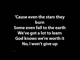Jason Mraz I Won T Give Up Lyrics Youtube