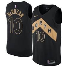 Demar Derozan Toronto Raptors Nike Swingman Jersey Black City Edition In 2020 Toronto Raptors Nba Jersey Jersey