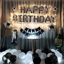 1st Birthday Boy All In A Setbirthday Decoration Kits Etsy In 2020 21st Birthday Decorations Birthday Lights Birthday Decorations