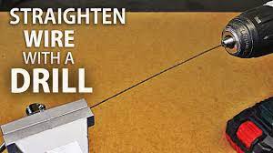 Maybe you would like to learn more about one of these? How To Straighten A Wire Using A Drill Youtube