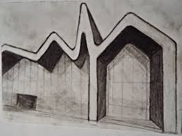 Riverside Museum Charcoal Riverside Museum Drawing Projects Art Design