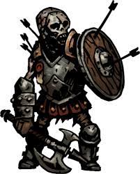 Skeleton Defender Sprite Defend Png Darkest Dungeon Dungeon Monster Concept Art