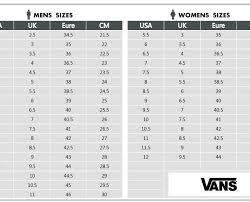 timeless vans shoe size conversion chart boys shoe size