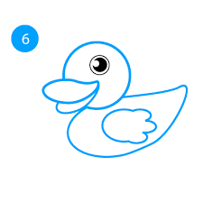 Click image for bigger version. How To Draw A Cartoon Duck Character Illustration Art Inspire Studio