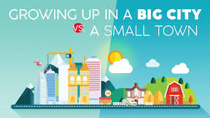 A city is a large human settlement. Growing Up In A Big City Vs A Small Town Mandatory