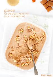 Glace Au Chocolat Praline Sans Sorbetiere En 2020 Chocolat Praline Recette Glace Glace Au Chocolat
