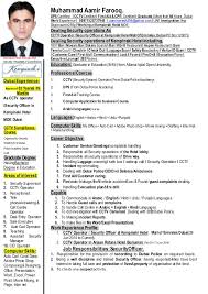 Sample resume skills for hotel and restaurant management new. Muhammad Aamir S Cv Latest Updated