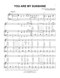 Bing crosby you are my sunshine sheet music notes chords download printable melody line lyrics chords sku 25412. Preview You Are My Sunshine By Johnny Cash Hx 1129 You Are My Sunshine My Sunshine Sheet Music