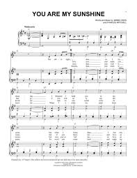 Pdf preview show audio samples discover more on oktav about this arrangement. Preview You Are My Sunshine By Johnny Cash Hx 1129 You Are My Sunshine My Sunshine Sheet Music