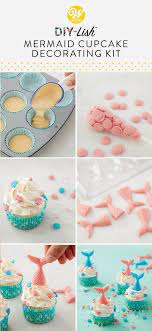 Foods, ideas and lots of fashion for your pretty cupcakes! Diy Lish Mermaid Cupcake Decorating Kit In 2021 Mermaid Cupcakes Mermaid Birthday Cakes Cupcakes Decoration