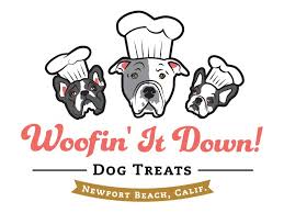 Woofin It Down Dog Treats Logo Dog Treats Pet Branding Dog Logo Design