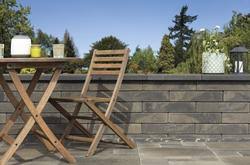 4 x 20 Quarry Gray Kendall Smooth Freestanding Wall Block at Menards®