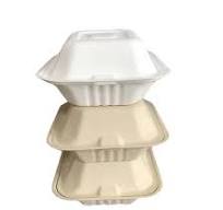 [Hot Item] Contenedor de comida desechable de fibra de pulpa de papel de  bagazo de caña de azúcar biodegradable y ecológico