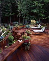 30 Outstanding Backyard Patio Deck Ideas To Bring A Relaxing Feeling Backyard Patio Backyard Backyard Area