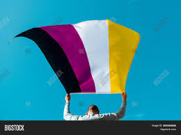 Someone who identifies as neither male nor female but a different gender entirely. Closeup Young Image Photo Free Trial Bigstock