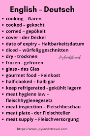 Food German Vocab Englisch Lernen Deutsch Lernen Englisch Nachhilfe