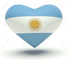 El firmamento su color te dio. Corazon Con Colores De La Bandera Argentina 3d Ilustracion Fotos Retratos Imagenes Y Fotografia De Archivo Libres De Derecho Image 34292748