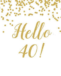 Gold 40th Birthday Decorations For Her Printable Sign Hello 40 White And Gold 40th Birthday Etsy 40 Birthday Signs 40th Birthday Cards 40th Birthday Funny