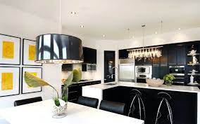 B W And Some Yellow Modern Kitchen Design Contemporary Kitchen Design Contemporary Kitchen