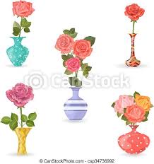 Cut flowers floral flowers flower vases poppy wreath pumpkin images remembrance sunday islamic art calligraphy cute pumpkin flower backgrounds. Collection Of Flowers Vases With Roses For Your Design Canstock