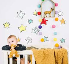 Create a warm atmosphere in your bedroom with our wallstickers. Nursery Wall Stickers Tenstickers