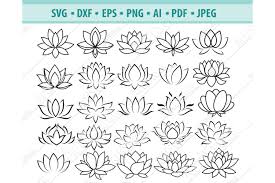 Free Free 301 Vector Lotus Flower Svg SVG PNG EPS DXF File