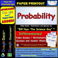 Video Guide Quiz For Bill Nye Probability Printing Google Doc Pdf In 2020 Science Guy Bill Nye Quizzes And Answers