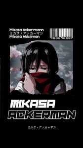 mikasa ackerman wallpaper aestetic by derrrmawan posteres ilustraciones wallpaper de anime fondo de anime