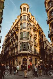 Location of barcelona (spain) on map, with facts. Barcelona Spain Feb 2019 Old Streets Of The Gothic Quarter Stock Photo Picture And Royalty Free Image Image 140479497