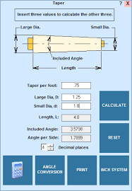 Machinist Calculator Taper Dimensions Easily Calculated