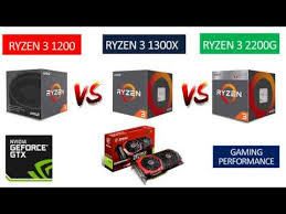 This is made using thousands of performancetest benchmark results the first graph shows the relative performance of the cpu compared to the 10 other common (single) cpus in terms of passmark cpu mark. Ryzen 3 2200g Vs Ryzen 1200 Vs Ryzen 3 1300x Gtx 1060 6gb Benchmarks Comparison Youtube