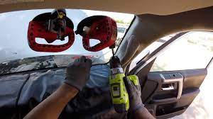 Most blades are held in place with a tiny clip. Toyota 4runner 2015 Windshield Replace With Wrd Tools Youtube