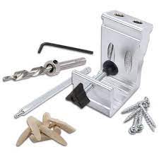 General Tools 76 Piece Pocket Hole Jig Kit With Carrying Case Aluminum 850 Walmart Com In 2021 Pocket Hole Jig Pocket Hole Drill Pocket Hole
