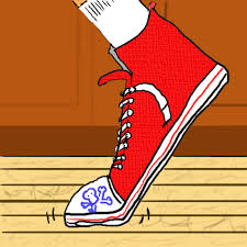 Image result for clip art ant about the be stepped on