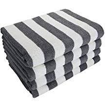 Black And White Striped Beach Towels Arkwright California Cabana Striped Oversized Beach Towel Set Of Four Extra Large 30 X 70 100 Ringspun C Striped Beach Towel Pool Towels Beach Towel Set