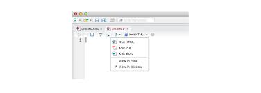 Published on 7 may 2015. R Markdown Integration In The Rstudio Ide