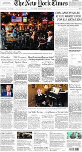 Creditsarahbeth maney/the new york times. The New York Times In Print For Saturday May 16 2020 The New York Times