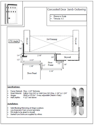 Brand new and great video!!!: Concealed Door Jamb Details Hidden Doors In Walls Flush Doors Concealed Door