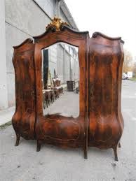 Beautiful Bombay Antique Burled Inlaid Walnut Bedroom Set Armoire 12it060a Walnut Bedroom Ornate Furniture Antique Furniture
