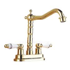 antique polished brass two handles gold