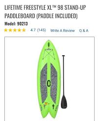 Maybe you would like to learn more about one of these? Lifetime Freestyle Xl 9 Ft 8 In Stand Up Paddleboard Paddle Included 90213 Walmart Com Walmart Com