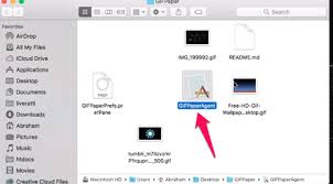 You simply have to follow the following steps: How To Make An Animated Gif Your Mac Wallpaper