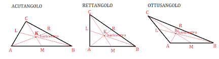 Se in un triangolo l'altezza e la mediana relativa a uno stesso lato coincidono, allora il triangolo è isoscele o equilatero Mediane Di Un Triangolo E Baricentro Geometria Delle Medie