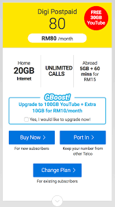 Additional 10gb per month every 6 months. Digi Digi Postpaid 80 At Ipoh Perak Malaysia Cleartalking
