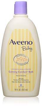 This calming baby bath & wash is shown to calm & comfort your baby when combined with a warm bath. Amazon Com Aveeno Baby Calming Comfort Bath 18 Oz 2 Pk Beauty