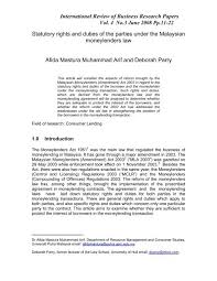 In malaysia, a legal practitioner in malaysia can be an advocate or solicitor. Statutory Rights And Duties Of The Parties Under The Malaysian