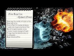 Fire And Ice Class 10 English Poem 2 Analysis Literary Device Theme Letters To God Literary Devices Fire And Ice