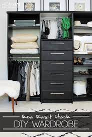 Check out the holsted internal chest (sold separately). Wardrobe Hack