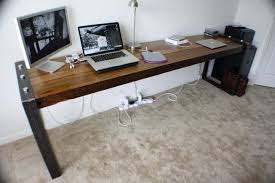 Minimal Desks Simple Workspaces Interior Design Long Computer Desk Long Desk Simple Desk