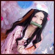 2 inch hard enamel pin featuring nezuko from the anime demon slayer popping out of a christmas present box. Kamado Nezuko Cosplay Costume Japan Anime Demon Slayer Kimetsu No Yaiba Cos Clothes For Women Christmas Pajamas Devil S Blade Aliexpress